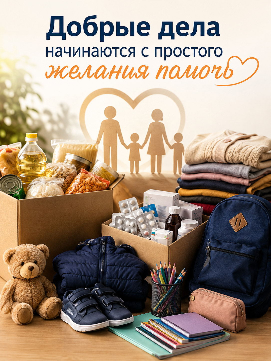 Добрые дела начинаются с простого желания помочь